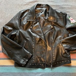 Faux Leather Jacket